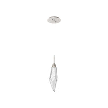 Load image into Gallery viewer, Rock Crystal LED Pendant Light in Beige Silver/Clear (Small).