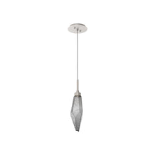 Load image into Gallery viewer, Rock Crystal LED Pendant Light in Beige Silver/Smoke (Small).