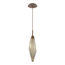Load image into Gallery viewer, Rock Crystal LED Pendant Light in Flat Bronze/Bronze (Large).