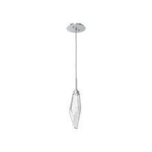 Load image into Gallery viewer, Rock Crystal LED Pendant Light in Classic Silver/Clear (Small).
