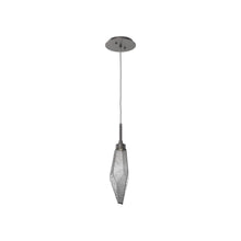 Load image into Gallery viewer, Rock Crystal LED Pendant Light in Graphite/Smoke (Small).