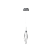 Load image into Gallery viewer, Rock Crystal LED Pendant Light in Gunmetal/Clear (Small).