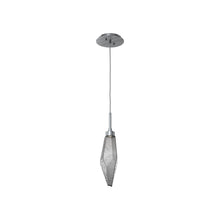 Load image into Gallery viewer, Rock Crystal LED Pendant Light in Gunmetal/Smoke (Small).