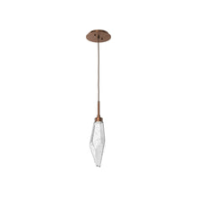 Load image into Gallery viewer, Rock Crystal LED Pendant Light in Oil Rubbed Bronze/Clear (Small).