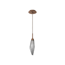 Load image into Gallery viewer, Rock Crystal LED Pendant Light in Oil Rubbed Bronze/Smoke (Small).