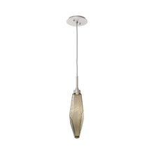 Load image into Gallery viewer, Rock Crystal LED Pendant Light in Beige Silver/Bronze (Medium).