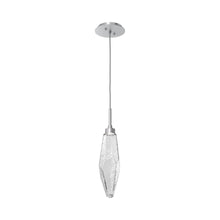 Load image into Gallery viewer, Rock Crystal LED Pendant Light in Classic Silver/Clear (Medium).
