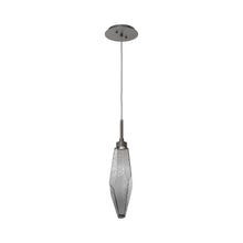 Load image into Gallery viewer, Rock Crystal LED Pendant Light in Graphite/Smoke (Medium).