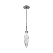 Load image into Gallery viewer, Rock Crystal LED Pendant Light in Gunmetal/Clear (Medium).