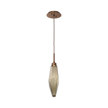Load image into Gallery viewer, Rock Crystal LED Pendant Light in Oil Rubbed Bronze/Bronze (Medium).