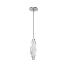 Load image into Gallery viewer, Rock Crystal LED Pendant Light in Satin Nickel/Clear (Medium).