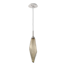 Load image into Gallery viewer, Rock Crystal LED Pendant Light in Beige Silver/Bronze (Large).