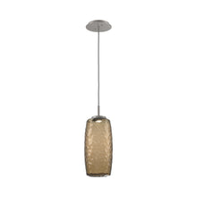 Load image into Gallery viewer, Vessel LED Pendant Light in Beige Silver/Bronze.