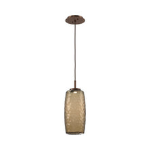 Load image into Gallery viewer, Vessel LED Pendant Light in Burnished Bronze/Bronze.