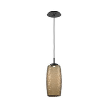 Load image into Gallery viewer, Vessel LED Pendant Light in Matte Black/Bronze.