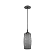 Load image into Gallery viewer, Vessel LED Pendant Light in Matte Black/Smoke.