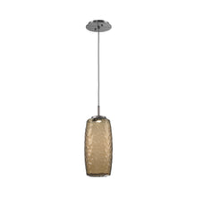 Load image into Gallery viewer, Vessel LED Pendant Light in Satin Nickel/Bronze.