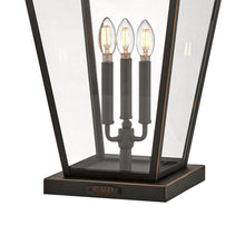 Load image into Gallery viewer, Alford Place Outdoor Pier Mount Lantern in Detail.