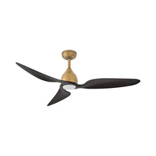Load image into Gallery viewer, Azura LED Ceiling Fan in Heritage Brass.