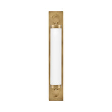 Load image into Gallery viewer, Baylor LED Bath Vanity Light in Heritage Brass (Large).