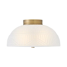 Load image into Gallery viewer, Devon Flush Mount Ceiling Light in Detail.