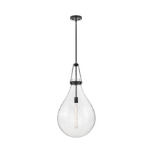 Load image into Gallery viewer, Eloise Pendant Light in Black (Large).