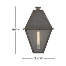 Load image into Gallery viewer, Endsley Outdoor Wall Light - line drawing.