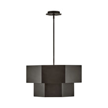 Load image into Gallery viewer, Facet Chandelier in Detail.