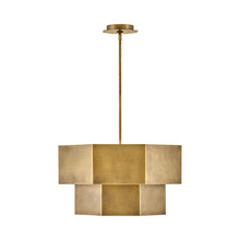 Load image into Gallery viewer, Facet Chandelier in Detail.