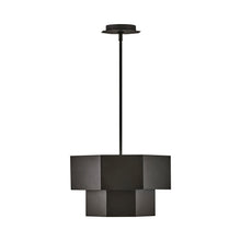Load image into Gallery viewer, Facet Flush Mount Ceiling Light in Detail.