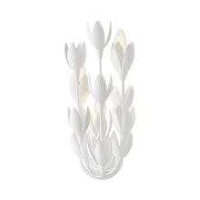 Load image into Gallery viewer, Flora Wall Light in Textured Plaster.