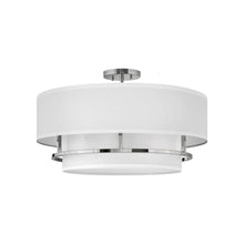 Load image into Gallery viewer, Graham Flush Mount Ceiling Light in Polished Nickel(23-Inch).