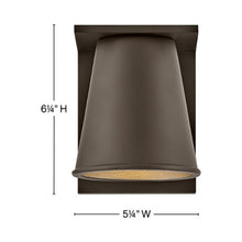 Load image into Gallery viewer, Hans Outdoor Wall Light - line drawing.
