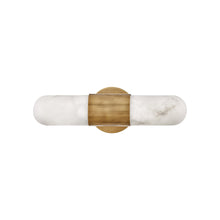 Load image into Gallery viewer, Ibiza LED Bath Vanity Light in Heritage Brass (Medium).