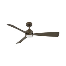 Load image into Gallery viewer, Iver LED Smart Ceiling Fan in Metallic Matte Bronze.