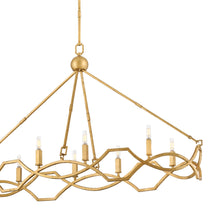 Load image into Gallery viewer, Leona Linear Chandelier in Detail.
