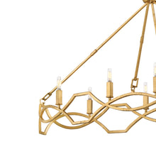 Load image into Gallery viewer, Leona Linear Chandelier in Detail.
