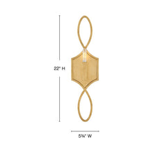 Load image into Gallery viewer, Leona Wall Light - line drawing.
