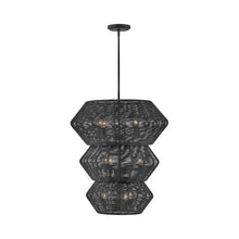 Load image into Gallery viewer, Luca Chandelier in Black.