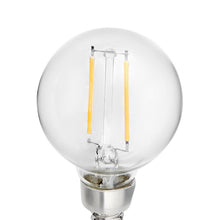 Load image into Gallery viewer, Lumiglo 120V 2W Candelabra Base LED Bulb in Detail.