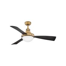 Load image into Gallery viewer, Oliver LED Ceiling Fan in Heritage Brass (50-Inch).