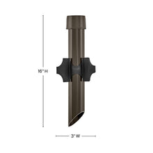 Load image into Gallery viewer, Outdoor Power Post - line drawing.