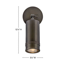 Load image into Gallery viewer, Pratt Outdoor Wall Light - line drawing.