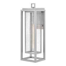 Load image into Gallery viewer, Republic Outdoor Wall Light in Satin Nickel (Extra Large).