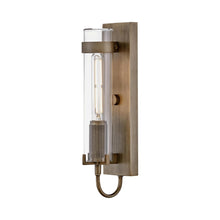 Load image into Gallery viewer, Ryden Outdoor Wall Light in Burnished Bronze (Bulb Not Included).