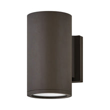 Load image into Gallery viewer, Silo Outdoor Wall Light in Architectural Bronze (Small).