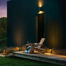 Load image into Gallery viewer, Silo Outdoor Up/Down Wall Light in Outside Area.