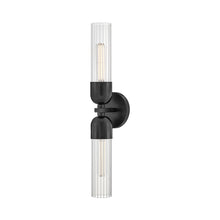 Load image into Gallery viewer, Soren Wall Light in Black (Large).