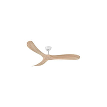 Load image into Gallery viewer, Swell Ceiling Fan in Matte White/Natural (60-Inch).