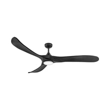 Load image into Gallery viewer, Swell LED Ceiling Fan in Matte Black (72-Inch).